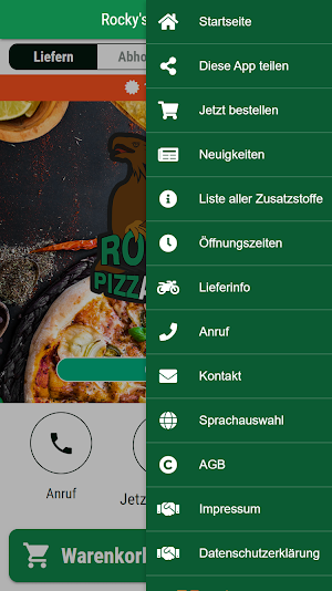 Rocky's Pizzaservice Screenshot 2