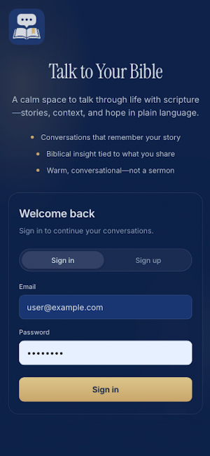 Bible Chat Screenshot 0
