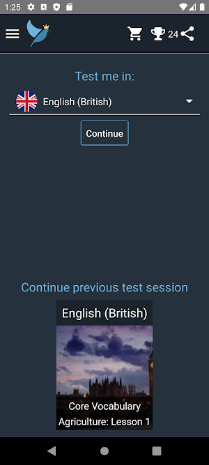 British English Language Tests Screenshot 0
