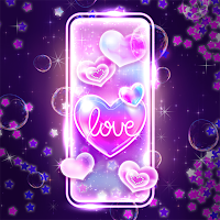 Pink Bubble Love - Wallpaper