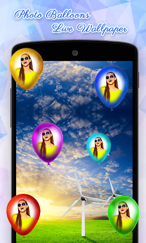 Photo Balloons Live Wallpaper Screenshot 1