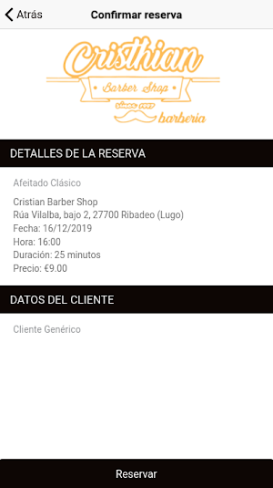 Cristian Barber Shop Screenshot 2