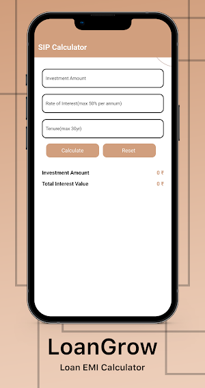 LoanGrow : Loan EMI Calculator Screenshot 3