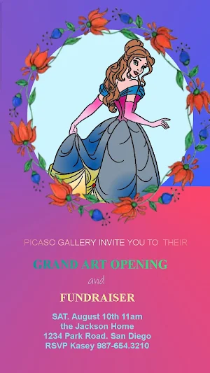 Invitation Cards Maker: Digital invites & eCards Screenshot 0