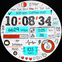Paper of Time - Watch Face