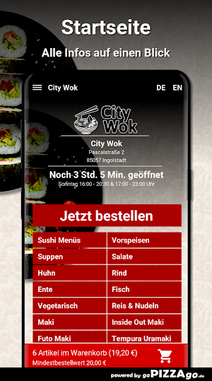 City Wok Ingolstadt Screenshot 1