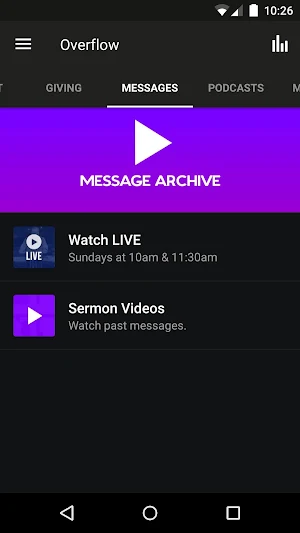 Overflow Church Magee Screenshot 1