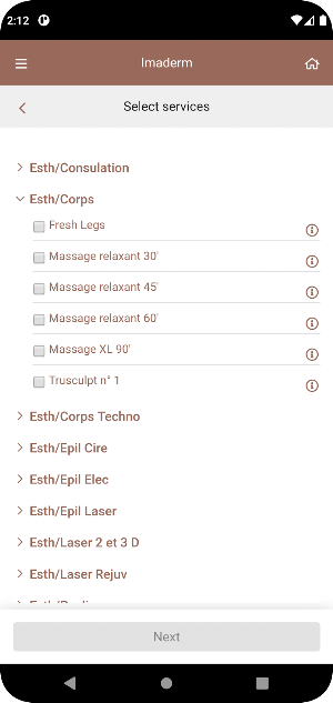 Imaderm Screenshot 1
