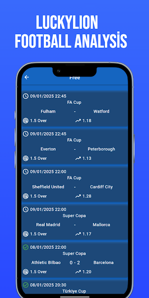 LuckyLion - Football Analysis Screenshot 1