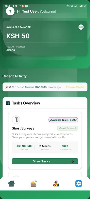 Outlier-Tasks To Mpesa Screenshot 0