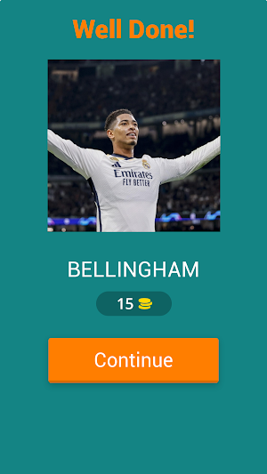 Real Madrid Player Quiz Screenshot 1
