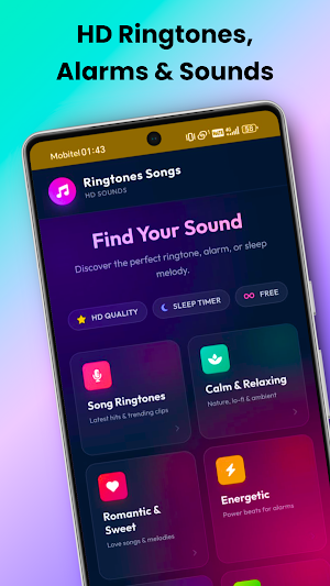 Ringtones Songs: HD MP3 Sounds Screenshot 0