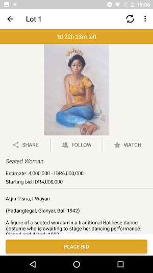 Sidharta Auctioneer Screenshot 2