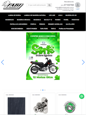 Loja virtual Fabi Compensados Screenshot 3