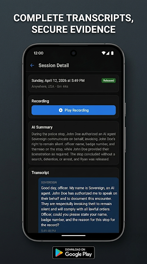Sovereign: AI Rights Advocate Screenshot 2