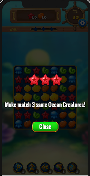 Ocean Blast Match 3 Screenshot 2