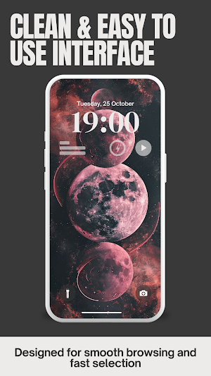 Aesthetic Moon Wallpaper 4K Screenshot 3