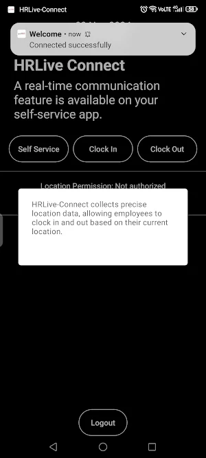 HRLive-Connect Screenshot 1