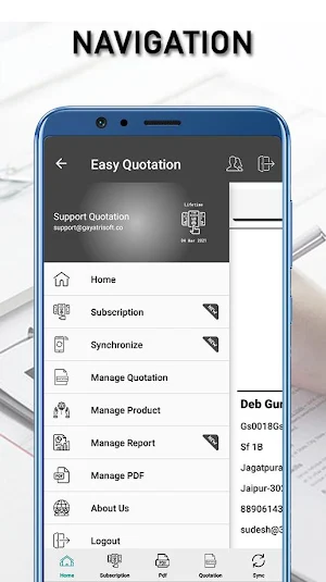 Easy Quotation - Best Estimate/Quotation App Screenshot 1