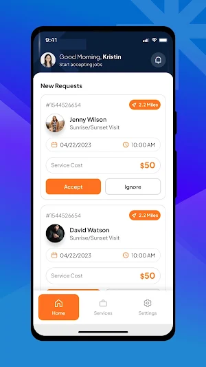 HomeCare Service Provider Screenshot 2