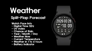 Weather Watch Face 02 Screenshot 1