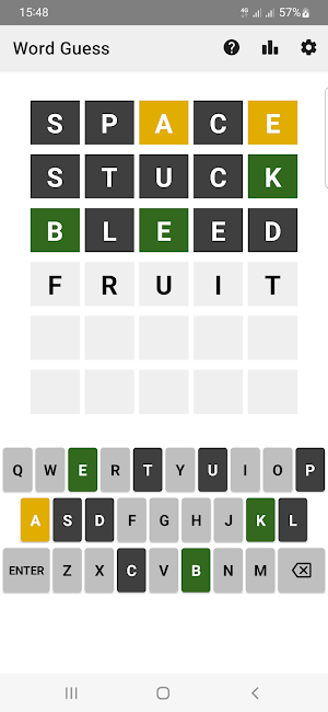 Unlimited Offline Word Guess Screenshot 3
