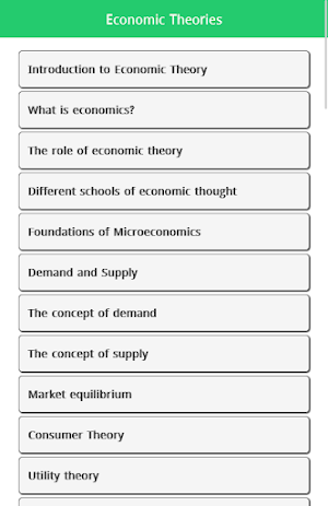 Economic Theories Screenshot 0