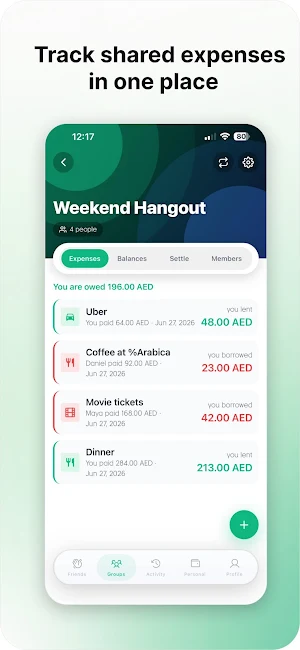 EvenTab Screenshot 1