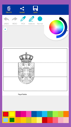 European Flags Coloring Book Screenshot 1