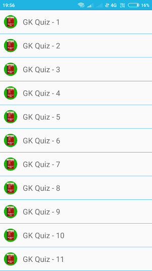 General Knowledge Quiz - GnE Screenshot 1