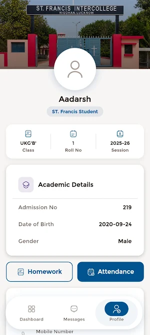 St Francis Student Screenshot 3