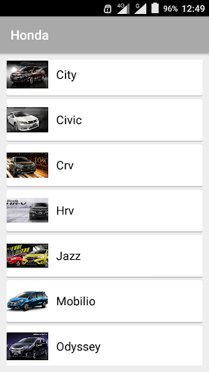 Katalog Spesifikasi Mobil Screenshot 3