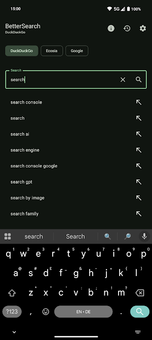 BetterSearch Screenshot 1