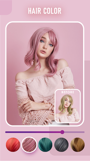 Hair Color & Style Editor Screenshot 1