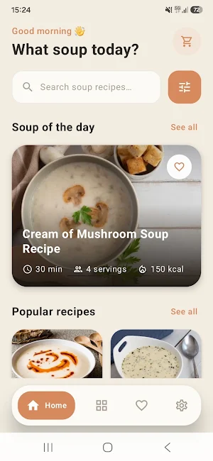 Soup Recipes Offline - No WiFi Screenshot 0