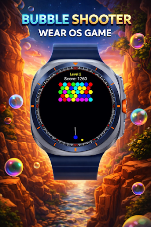 Bubble Shooter Wear OS Screenshot 1