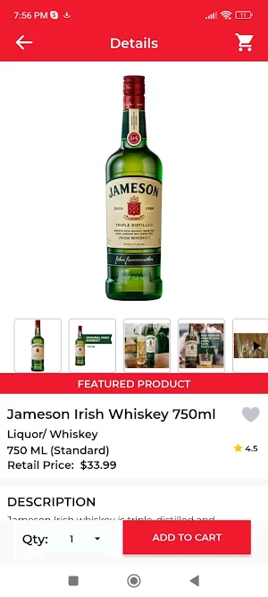 Grapes and Grains Liquor Screenshot 1