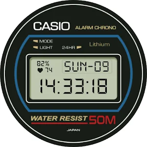 Casio Digital watch face Screenshot 1