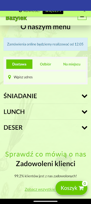 Catering Bazylek Screenshot 0
