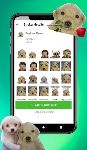 Dogs Stickers for WhatsApp Screenshot 1