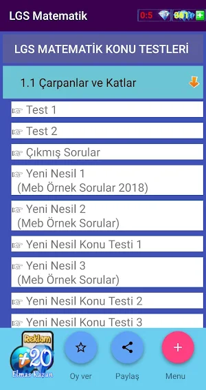LGS Matematik 8 - Konu Anlatımı ve Soru Bankası Screenshot 2