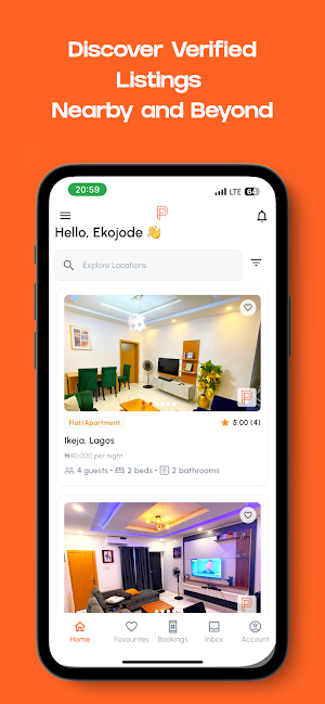 Pavilion Bookings Screenshot 0