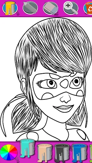 LadyBug Coloring Book Pages Screenshot 3