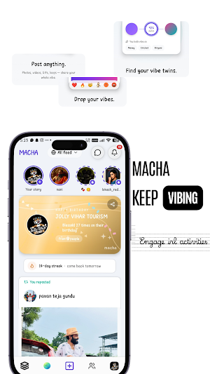 Macha: Vibes. Tribes. Bytes. Screenshot 3