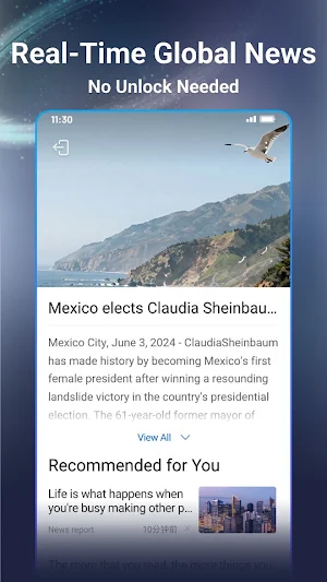 Magazine LockScreen Screenshot 1