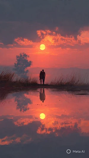 Romantic Sunset Wallpaper Screenshot 3