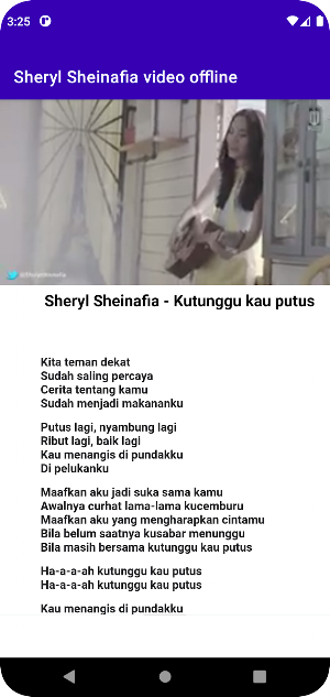 Sheryl Sheinafia video offline Screenshot 1