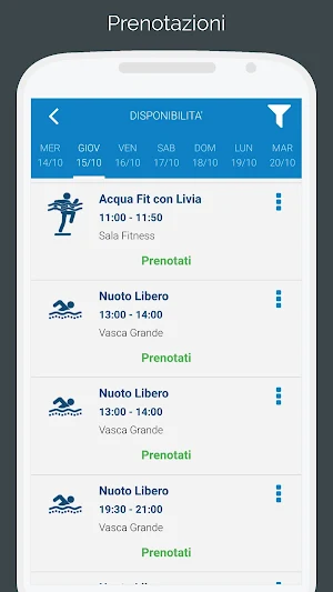 Piscina Amendola Screenshot 2