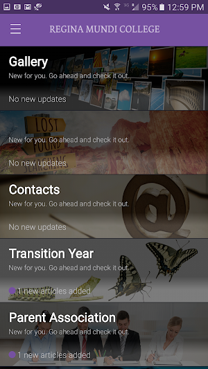 Regina Mundi College Screenshot 1