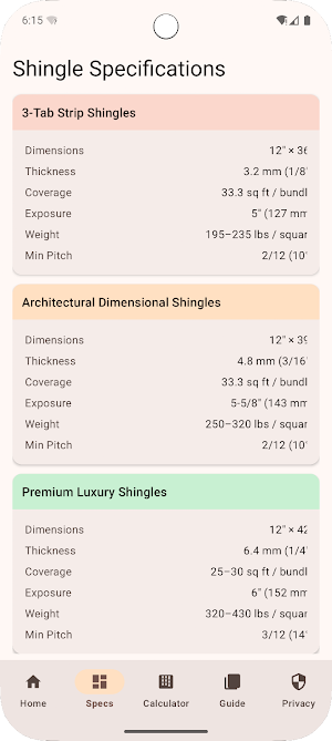 TectumRoof Screenshot 1
